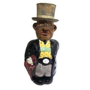 Antique Porcelain Man Figural Decanter (A5013)